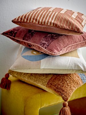 Kudde Blå Bomull Ditte | Bloomingville