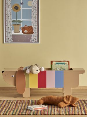 Charlie Bokställ Brun MDF L108 cm Bloomingville Mini