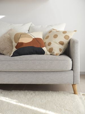 Dorte Kuddfodral Iskaffe 50x50cm | Svanefors