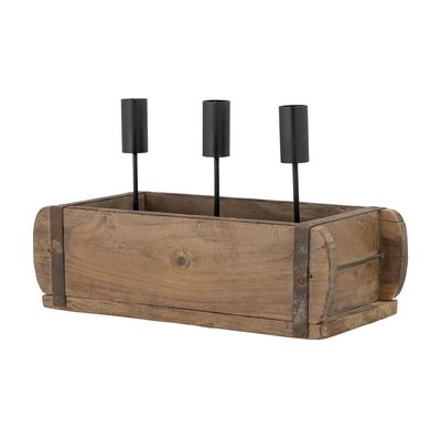 Ljusstake Brun Mango (träd) Ziggie | Bloomingville