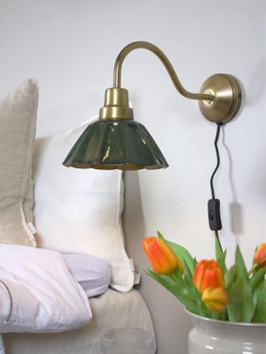 PR Home Ester Vägglampa Mörkgrön 34cm