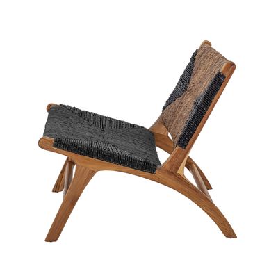 Fåtölj Svart Teak | Bloomingville Creative
