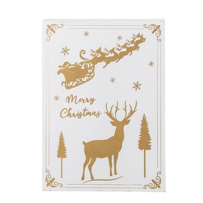 Kalender med ljus Vit Plywood Elimar | Bloomingville