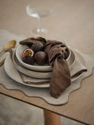 Svanefors Sabina Tablett 4-pack Beige 35x45 cm