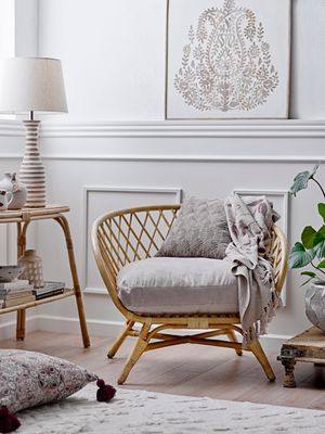 Kudde Lila Återvunnen bomull | Bloomingville Creative
