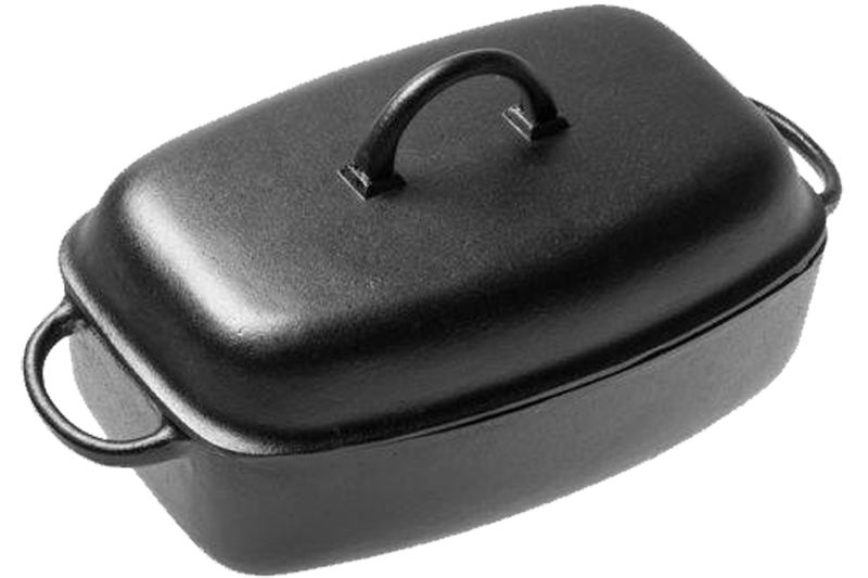 Oval Gryta 4.5L, Järnlock 33 cm Ronneby Bruk