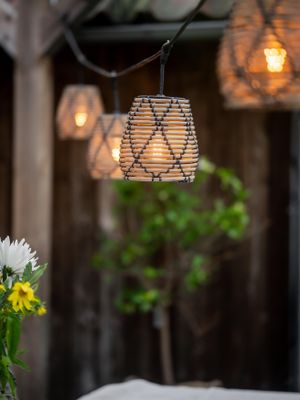 PR Home Flex Outdoor ljusslinga inkl 5st Lollo 18 cm Natur