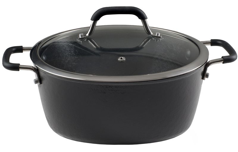 Ulo Stekgryta 7L, med Glaslock Ø28 cm Ronneby Bruk