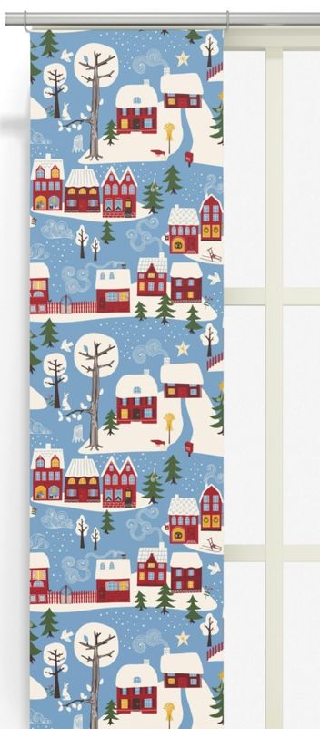 Vintertid ljusblå panellängd 2 pack Arvidssons Textil