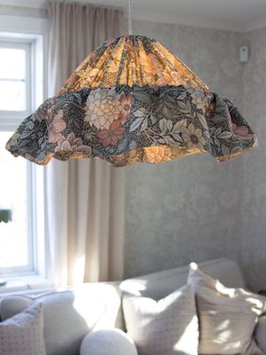 PR Home Stina Taklampa Dahlia Grön 40cm