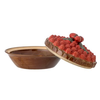 Ugnsform med lock Brun Stengods | Bloomingville Creative