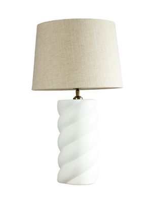 Spin Lampfot 65cm Sofia Florenzo Skärm Linne | PR Home