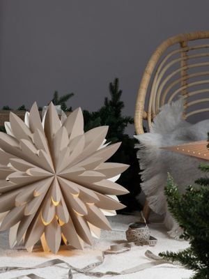 PR Home Hyacint star Beige 50cm