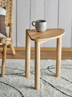 Sidobord Natur Gummiträ Kassia | Bloomingville