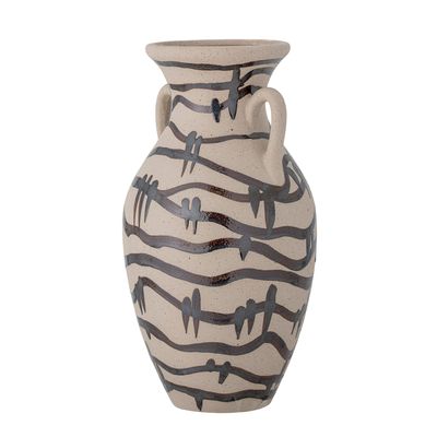 Vas Svart Stengods Ohana | Bloomingville