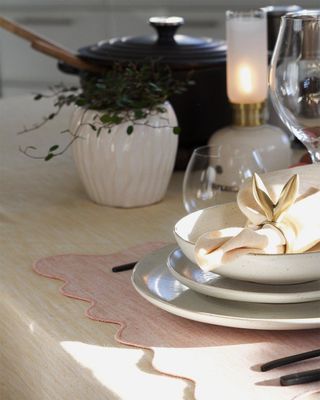 Sabina Servett Havre 45x45cm | Svanefors