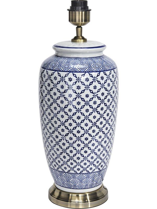 PR Home Li Jing Lampfot Blå 49cm