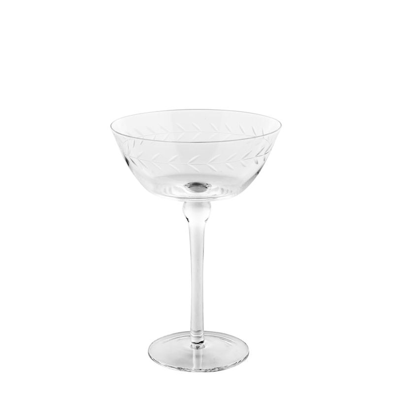 Champagnekupa Dauphine Klar Glas Lene Bjerre