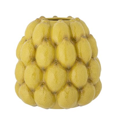 Limone Vas Gul Stengods Ø22cm Bloomingville Creative