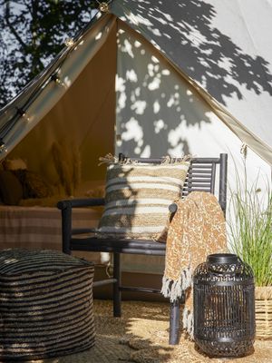 Coen Loungefåtölj Svart Bambu H84cm Bloomingville