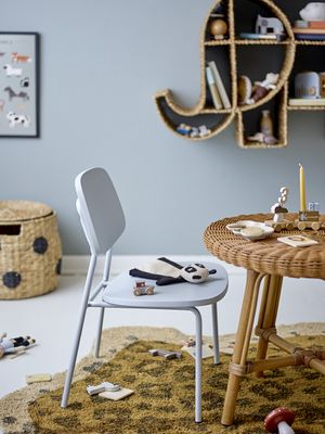 Bloomingville Gugga Stol, Grå, Plywood L40xH60xW32 cm