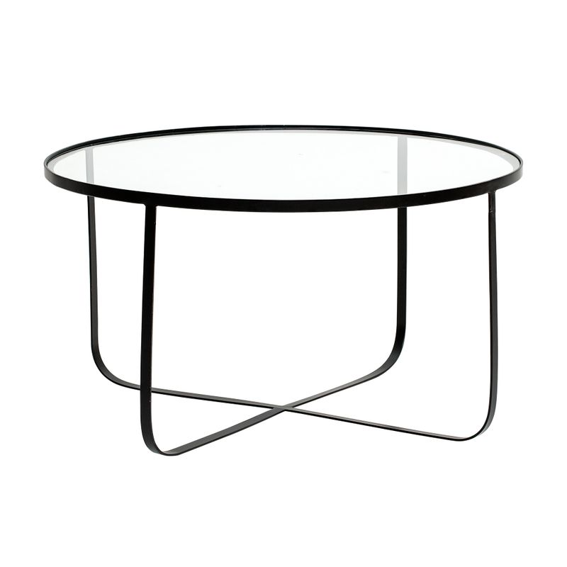 Soffbord Svart Glas Harper | Bloomingville