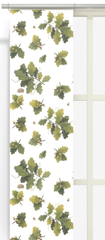 Taggad På Äventyr grön panelgardin 2 pack Arvidssons Textil