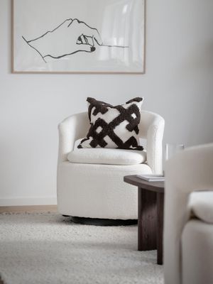 Ines Kuddfodral Mocca 45x45cm | Svanefors
