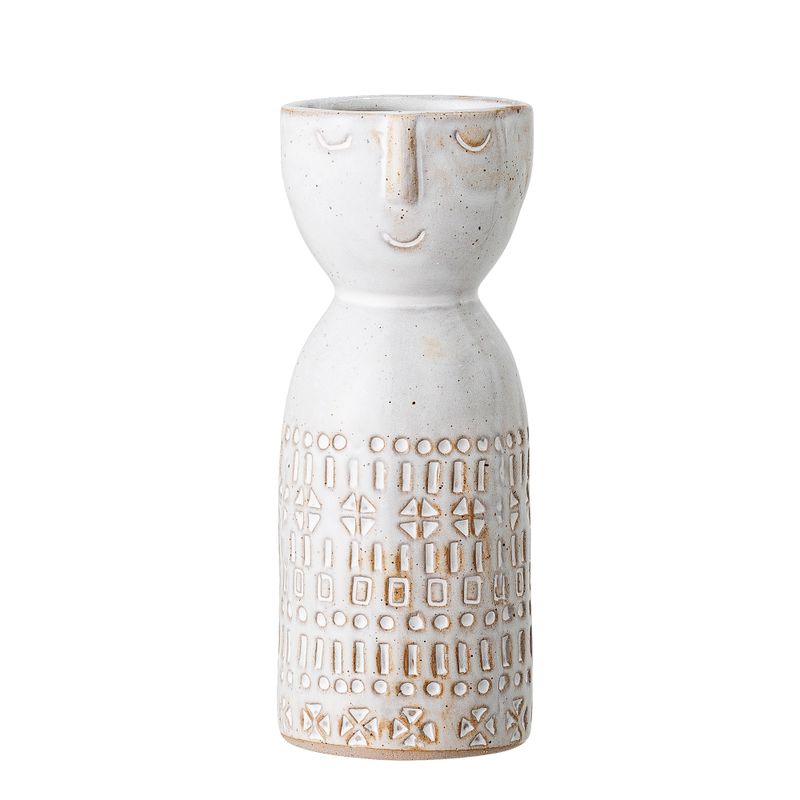 Vas Vit Stengods Embla | Bloomingville
