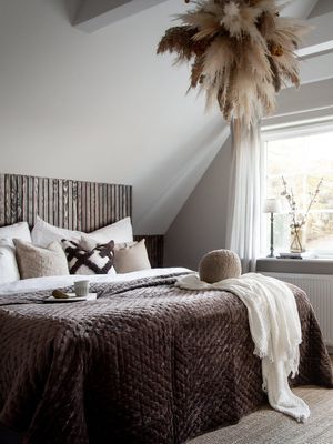 Cia Överkast Dubbel Mörkbrun 260x260cm | Svanefors