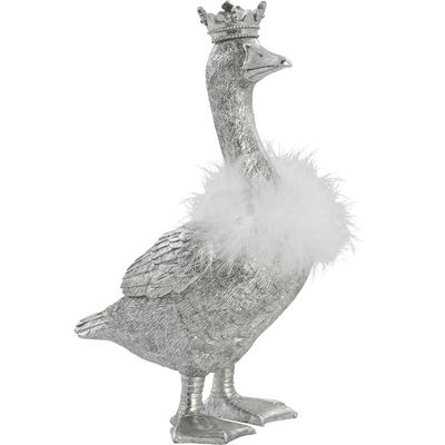 Lene Bjerre Segilla Royal Goose H26.5 cm Antik Silver