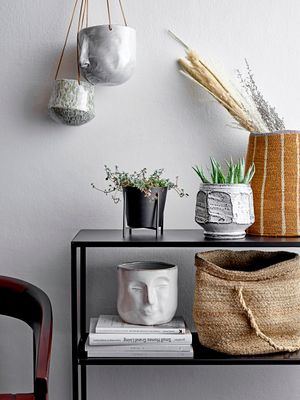 Kruka Vit Stengods Ignacia | Bloomingville