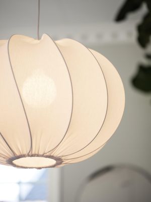 Olivia Takskärm Twist Vit 50cm | PR Home