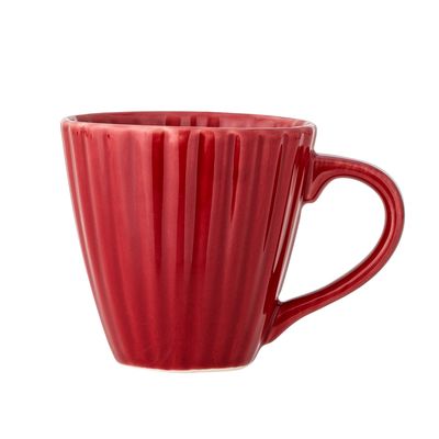 Mugg Röd Stengods Latina | Bloomingville