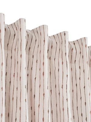 Svanefors Unni Gardin 2-pack Brun 140x280 cm