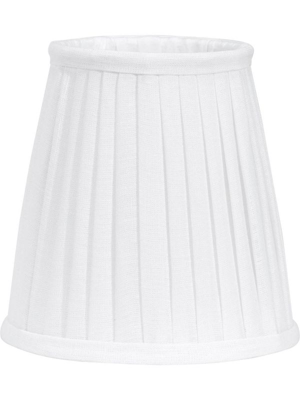 PR Home Cia Toppringskärm Plissé White 20cm