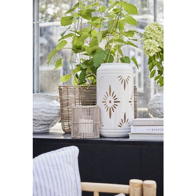 Lene Bjerre Marlia Vas Vit Keramik H24.5 cm