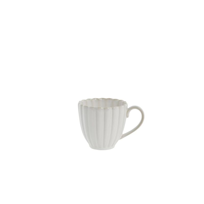 Mugg Camille Benvit Porslin Lene Bjerre