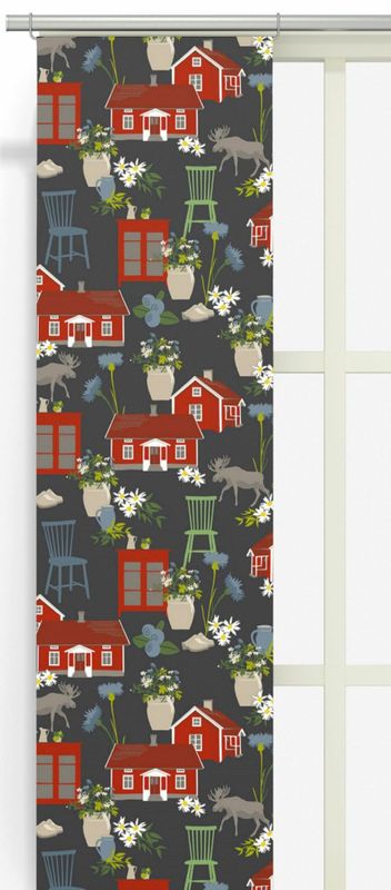 Strövtåg grå panellängd 2 pack Arvidssons Textil