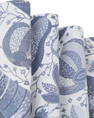 Svanefors A&E Gardin 2-pack Denim 145x250 cm