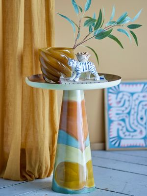 Sidobord Gul Metall Brooke | Bloomingville