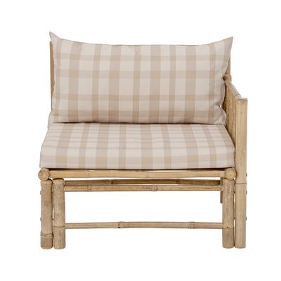 Modulsoffa höger hörn Natur Bambu Korfu | Bloomingville