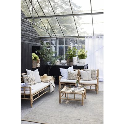 Lene Bjerre Olivia Kudde Benvit Bomull 60x60 cm