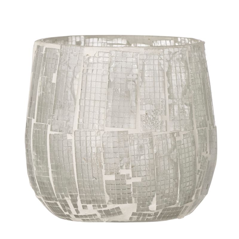 Värmeljushållare Silver Glas Iberia | Bloomingville