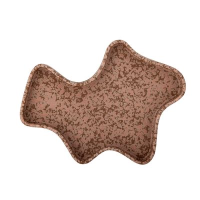 Bricka Brun Stengods Lakey | Bloomingville
