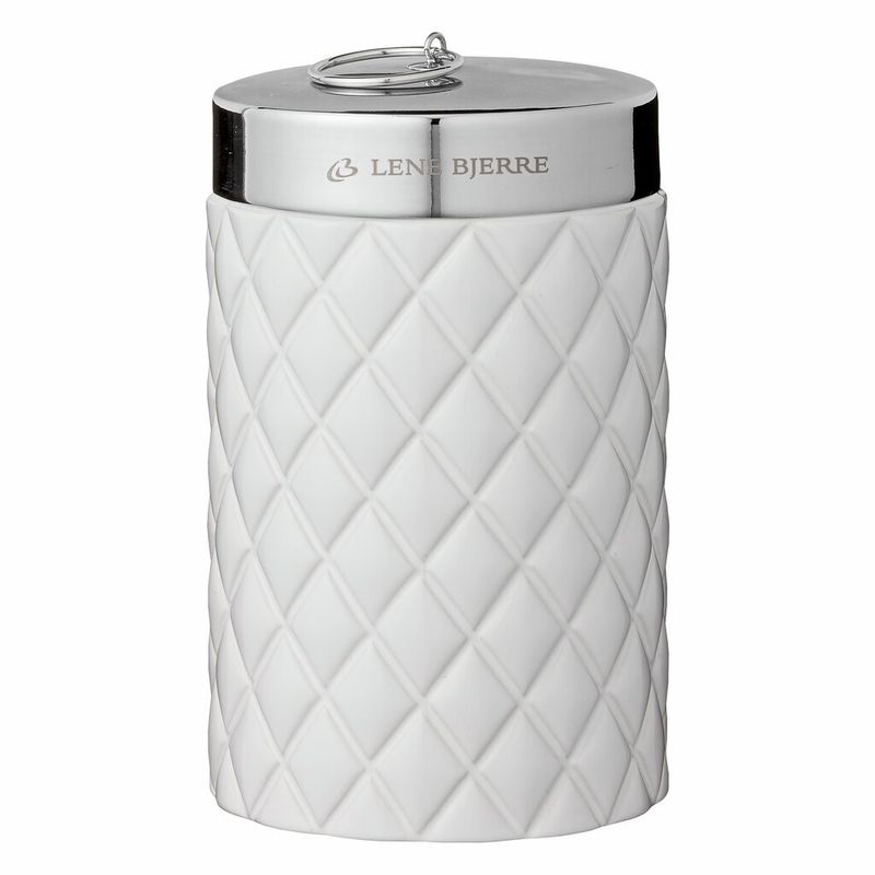 Lene Bjerre Portia Burk Vit Keramik H14 cm