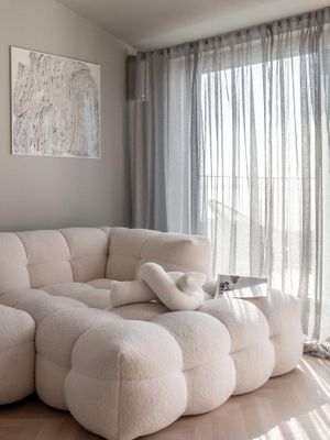 Svanefors Diana Gardin 2-pack Grå 140x280 cm