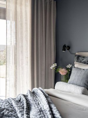 Svanefors Jane Gardin 2-pack Brun 140x270 cm