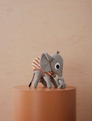 Mjukisdjur Grå Bomull. Återvunnen polyesterfyllning OYOY MINI
