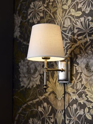 Classic Vägglampa Antiksilver 20cm | PR Home